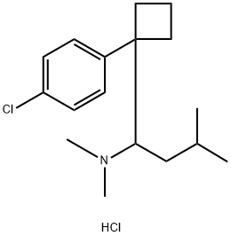 Δομή υδροχλωριδίου Sibutramine